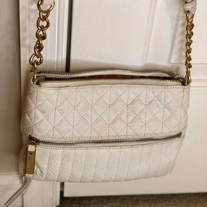 b. makowsky White crossbody bag
